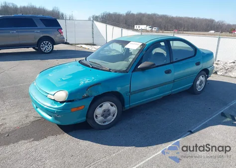 1996 Dodge Neon Highline z USA, uszkodzony, nr VIN 3B3ES47C1TT247365